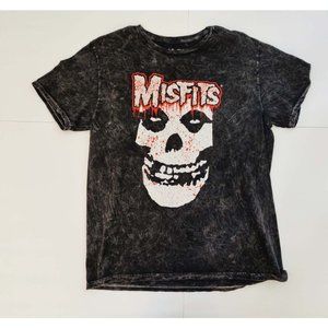 OFFICIAL Misfits Shirt Mens L Black Skull Blood 2020 Punk Rock Crimson Ghost